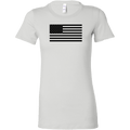 Black USA Flag Women's T-Shirt