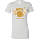 Proud Army Mom (My Soldier, My Hero) Ladies T-shirt
