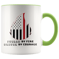 Fueled by Fire Driven by Courage Firefighter 11 oz. Ceramic Mug