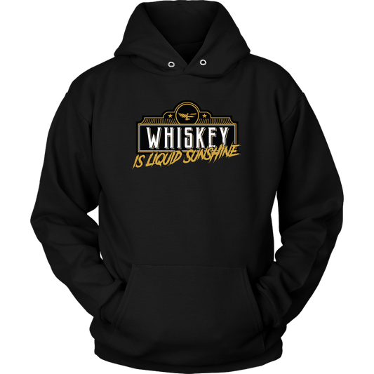 Whiskey Is Liquid Sunshine Unisex Hoodie