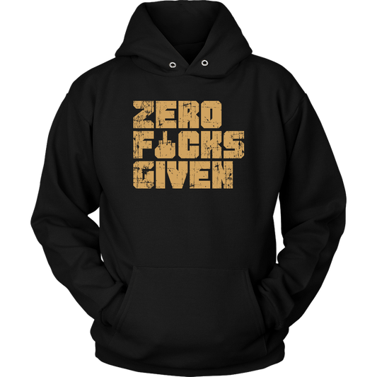 "Zero F&#$ Given" Unisex Hoodie