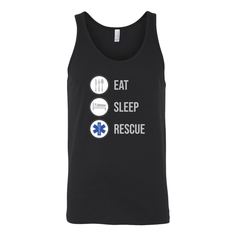 Eat Sleep Rescue EMT Tank Top
