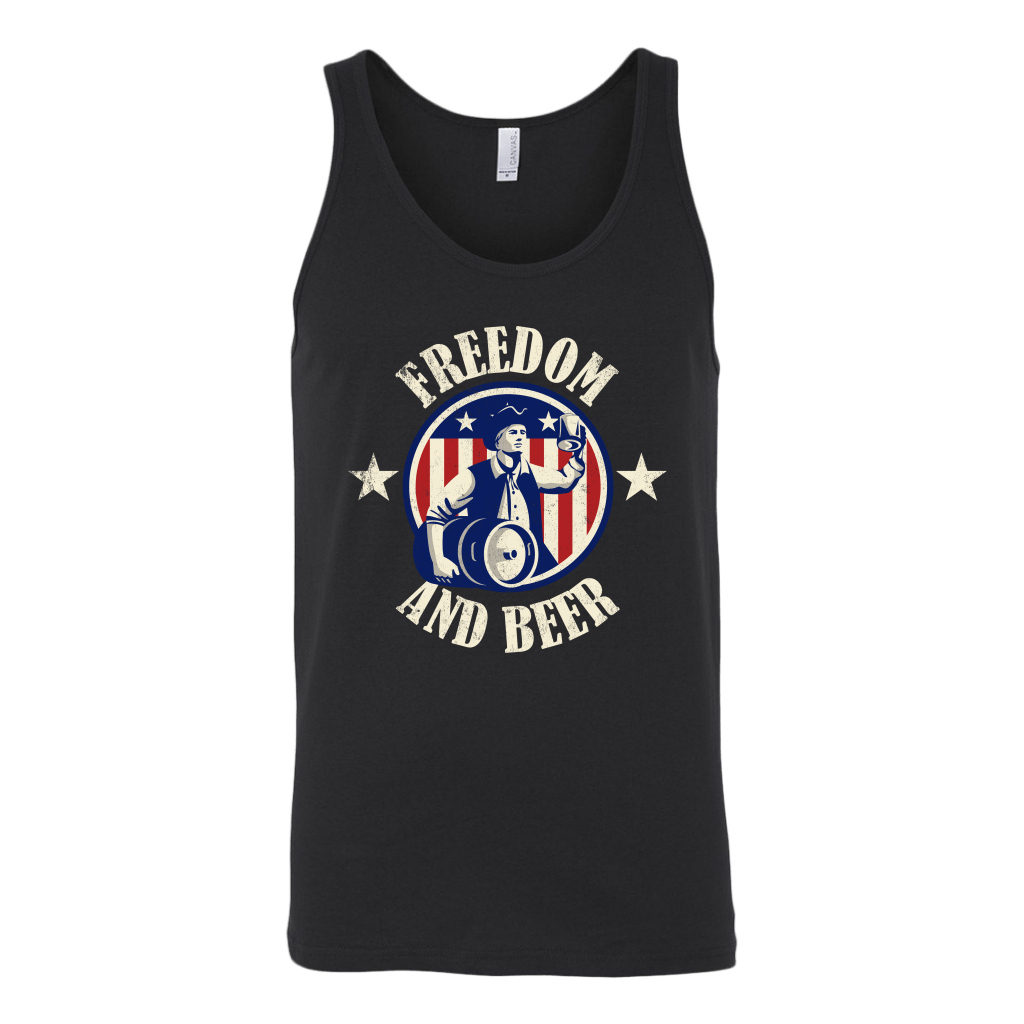 Freedom And Beer Tank Top