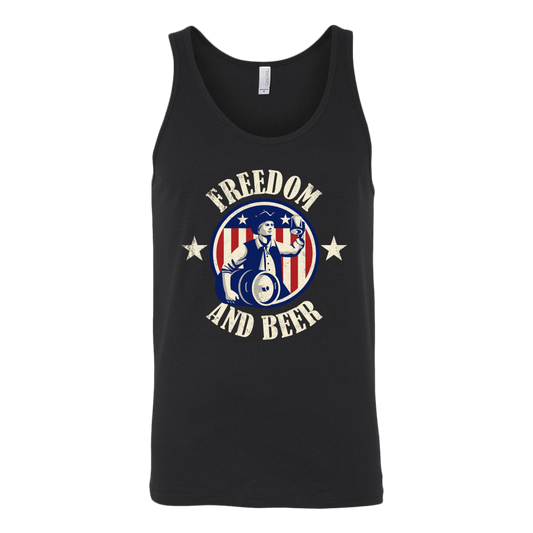 Freedom And Beer Tank Top