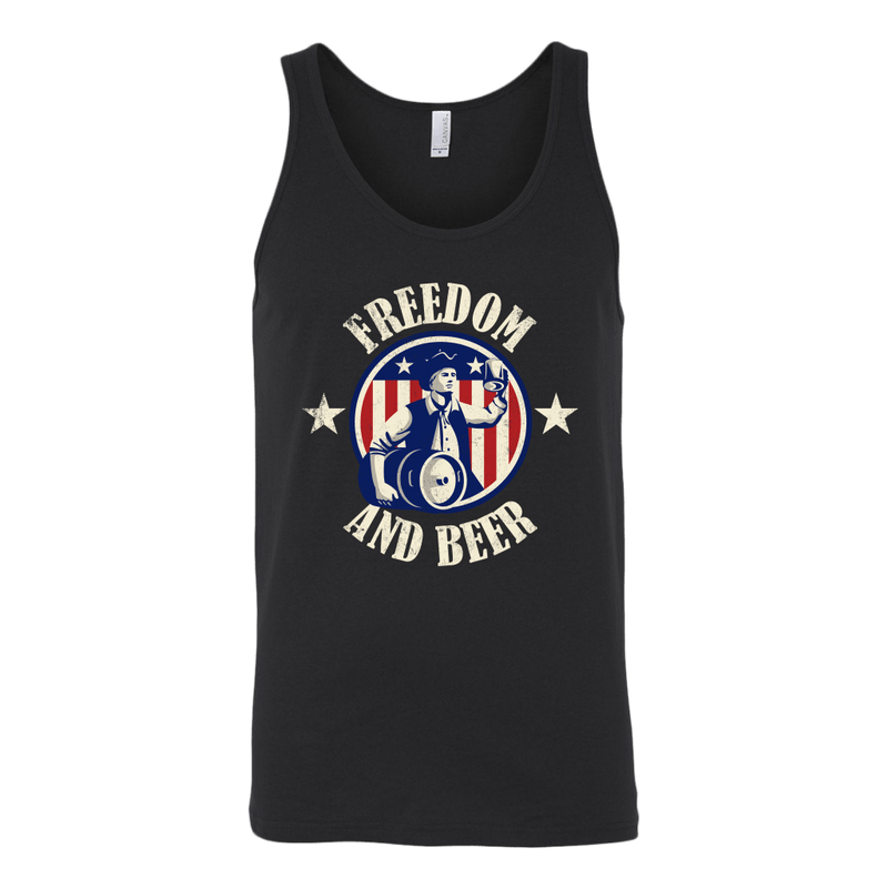 Freedom And Beer Tank Top