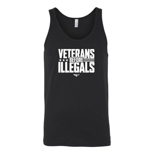Veterans Before Illegals Tank Top