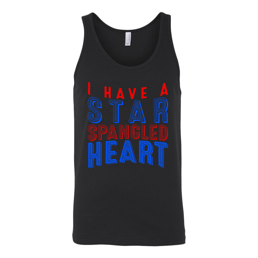 I Have A Star-Spangled Heart Tank Top