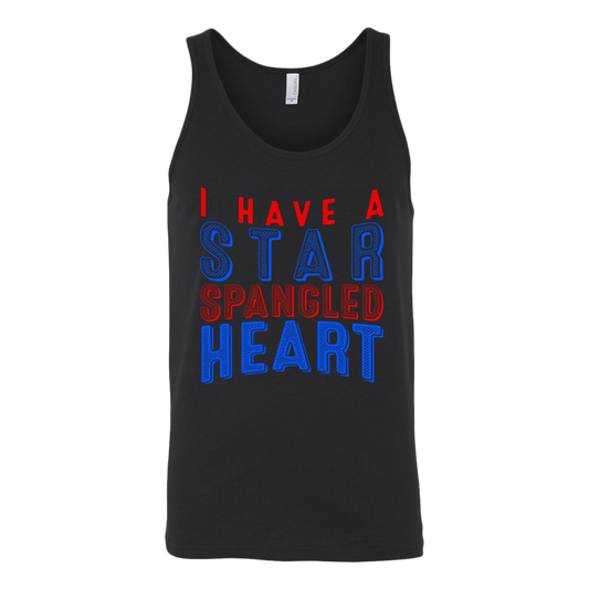 I Have A Star-Spangled Heart Tank Top