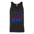 I Have A Star-Spangled Heart Tank Top