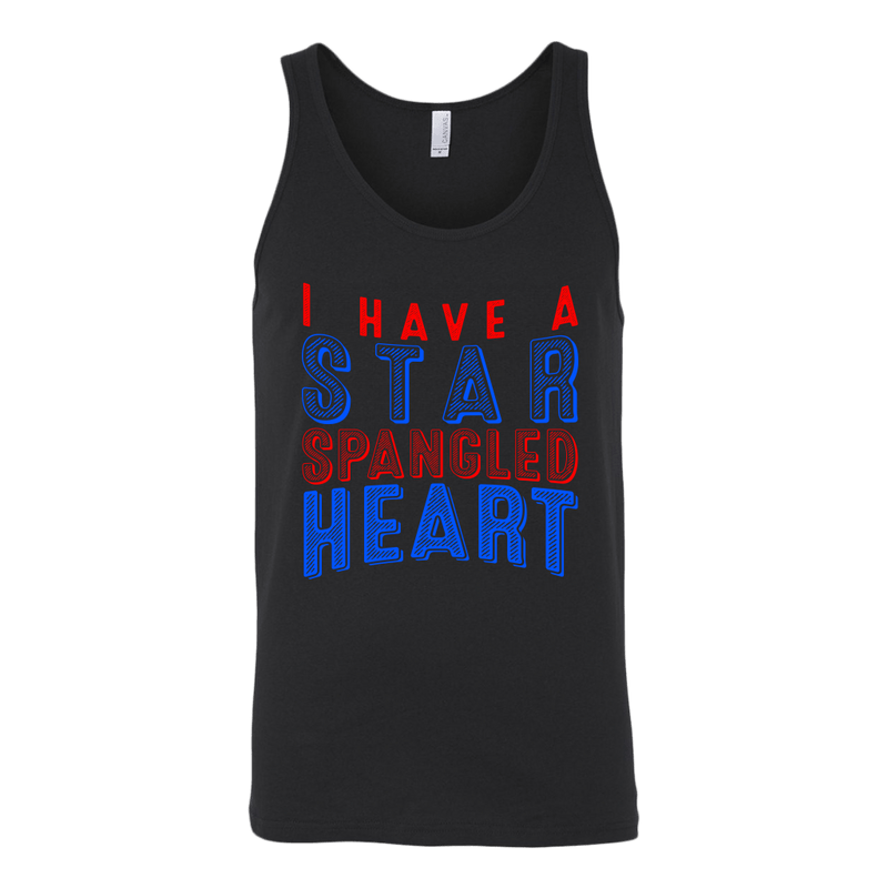 I Have A Star-Spangled Heart Tank Top
