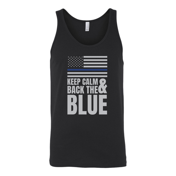 Keep Calm And Back The Blue Tank Top