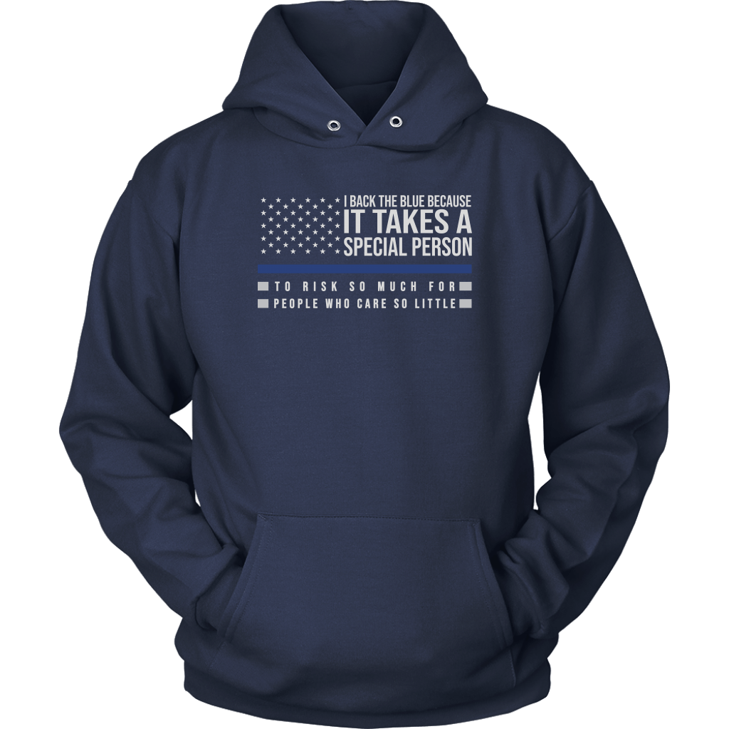I Back The Blue Unisex Hoodie
