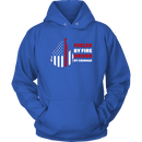 Fueled by Fire Driven by Courage Firefighter Unisex Hoodie
