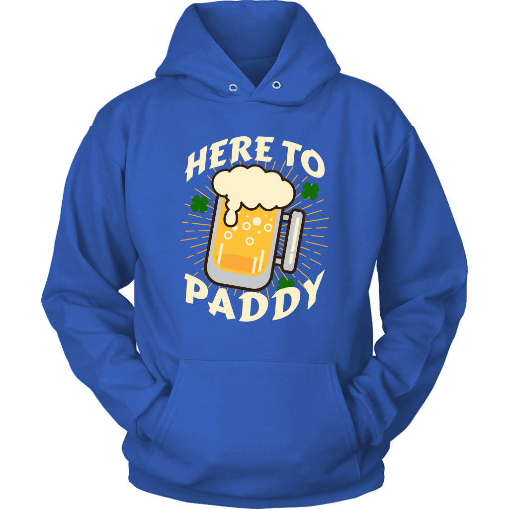 Here to Paddy St. Patrick's Day Funny Unisex Hoodie
