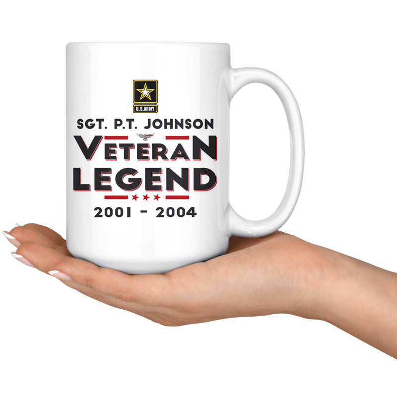 Personalized Veteran/Legend 15oz Mug