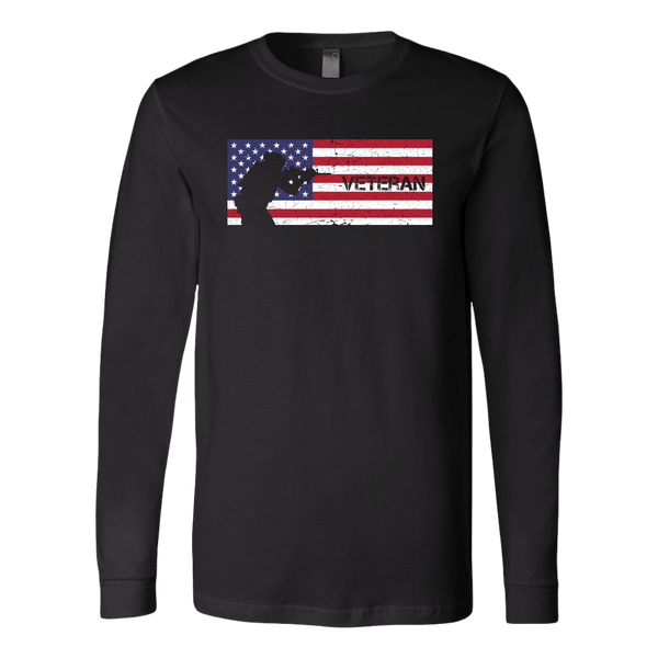 Veteran Flag USA Long Sleeve