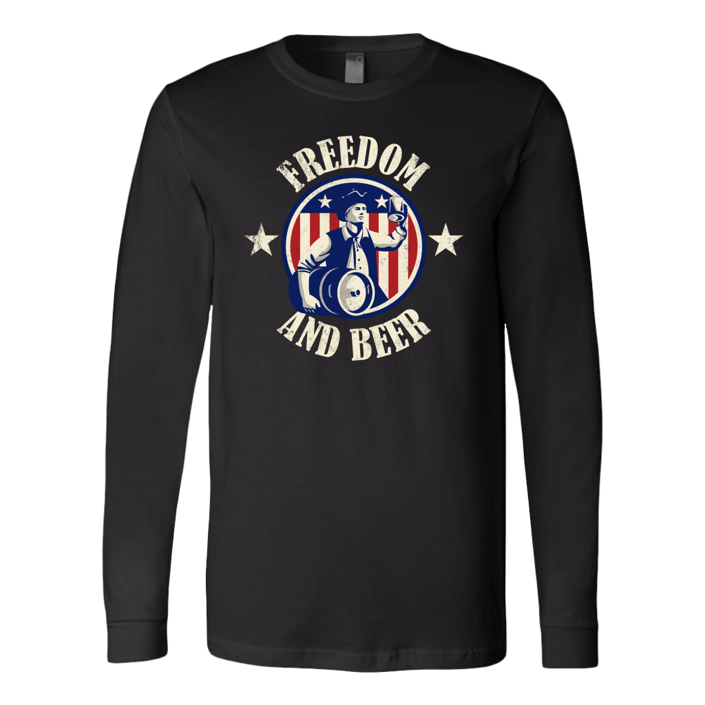 Freedom And Beer Long Sleeve