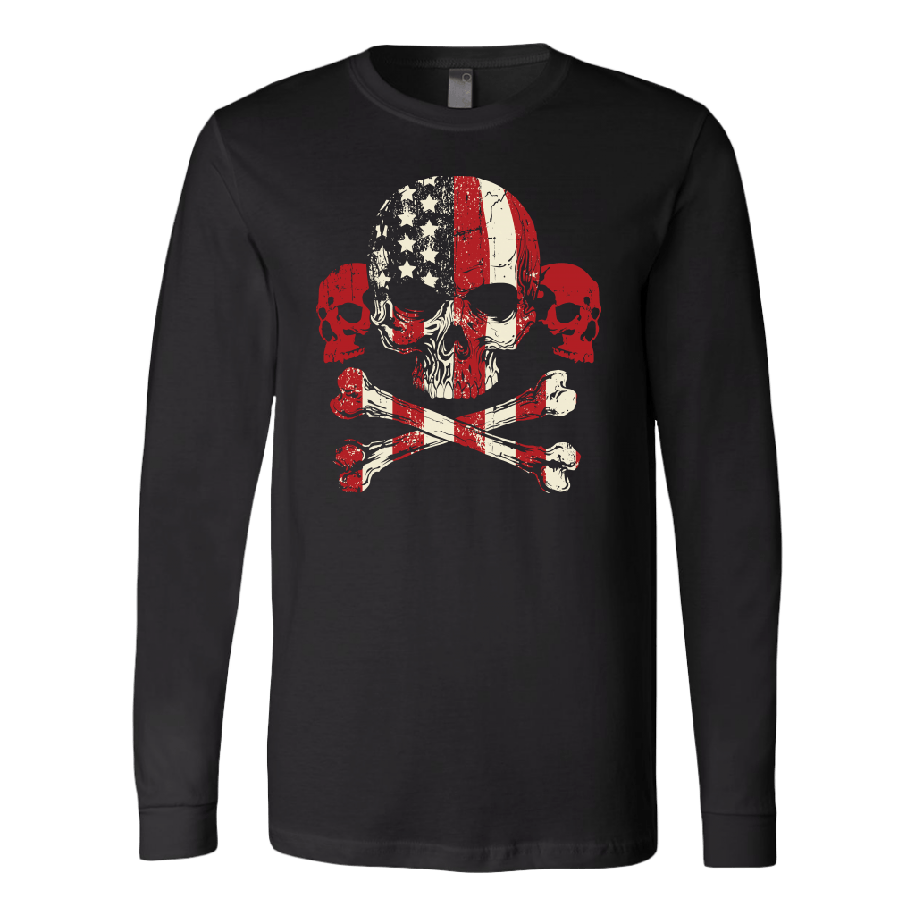 Gadsden's Skulls Long Sleeve