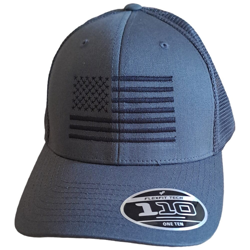 American Flag Flexfit Adjustable Mesh-Back Hat