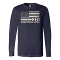 R.E.D. - Remember Everyone Deployed US Flag Long Sleeve
