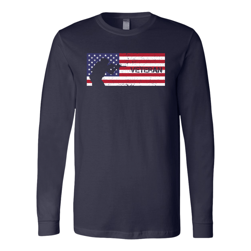 Veteran Flag USA Long Sleeve
