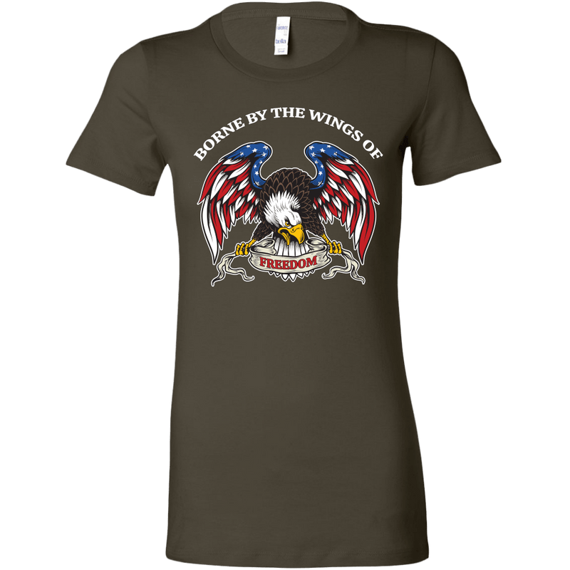Borne by the Wings of Freedom Women's T-shirt