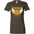Proud Army Mom (My Soldier, My Hero) Ladies T-shirt