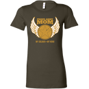 Proud Army Mom (My Soldier, My Hero) Ladies T-shirt