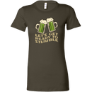 Let's Get Ready to Stumble St. Patrick's Day Funny Women's T-shirt