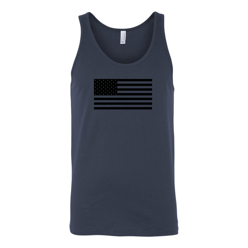 The Black USA Flag Tank Top