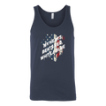My Heart Beats Red, White, & Blue Tank Top