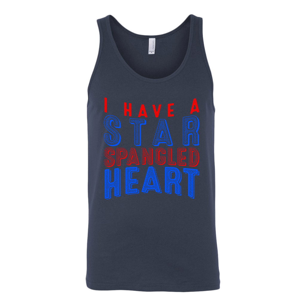 I Have A Star-Spangled Heart Tank Top