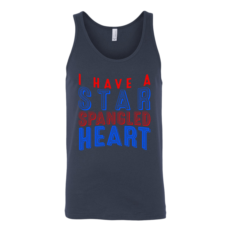 I Have A Star-Spangled Heart Tank Top