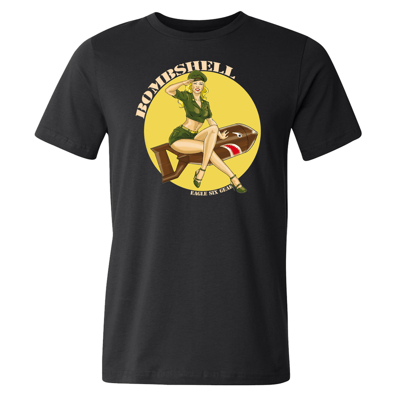 Bombshell Nose Art Men's Tee