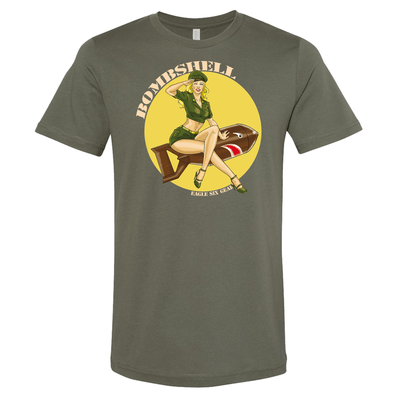 Bombshell Nose Art Men's Tee