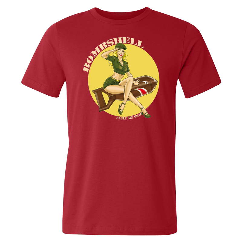 Bombshell Nose Art Men's Tee