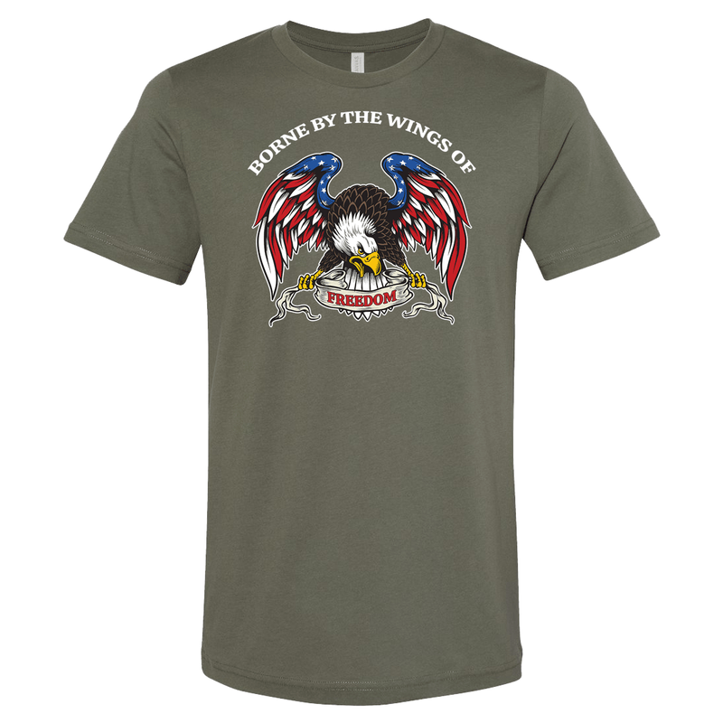 Borne by the Wings of Freedom Men's T-shirt