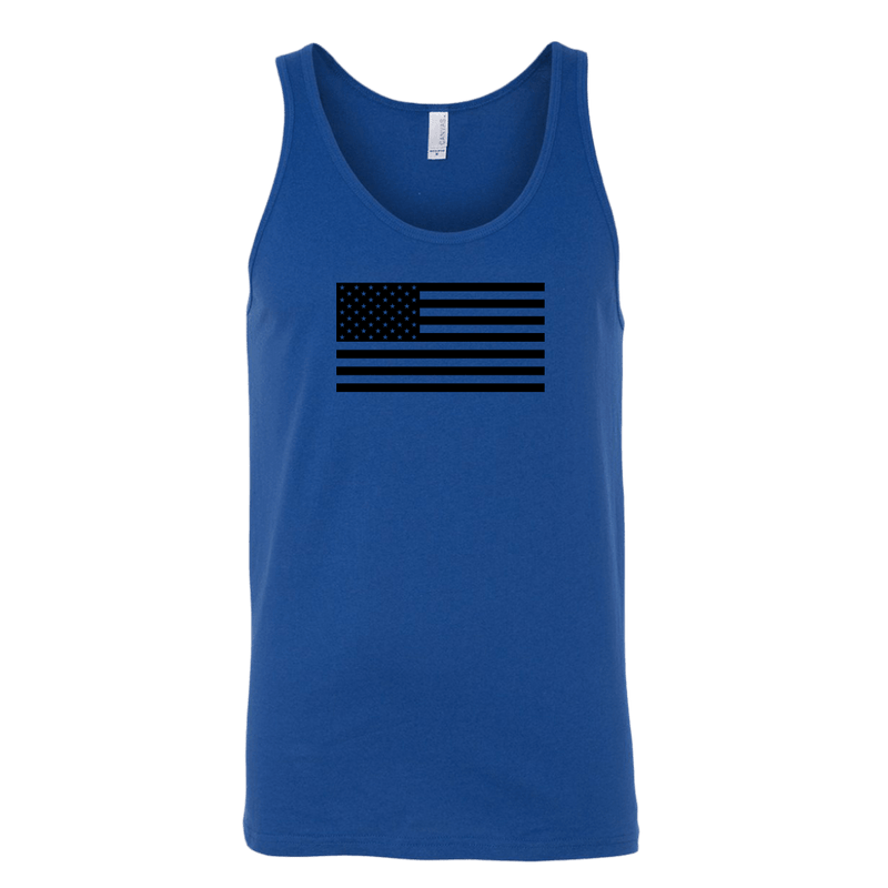 The Black USA Flag Tank Top