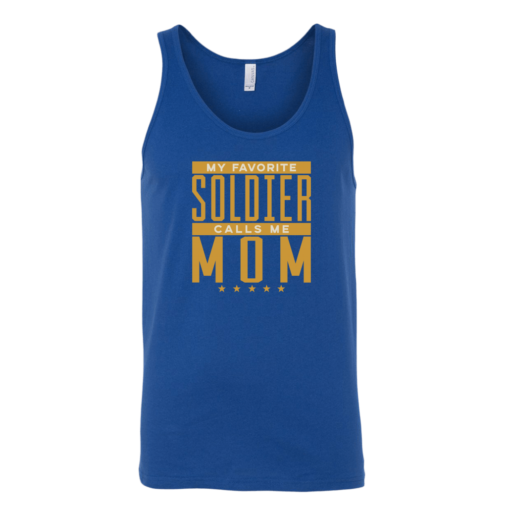 My Favorite Soldier Calls Me Mom Tank Top