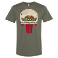 California Fearless Patriot Skull Shirt