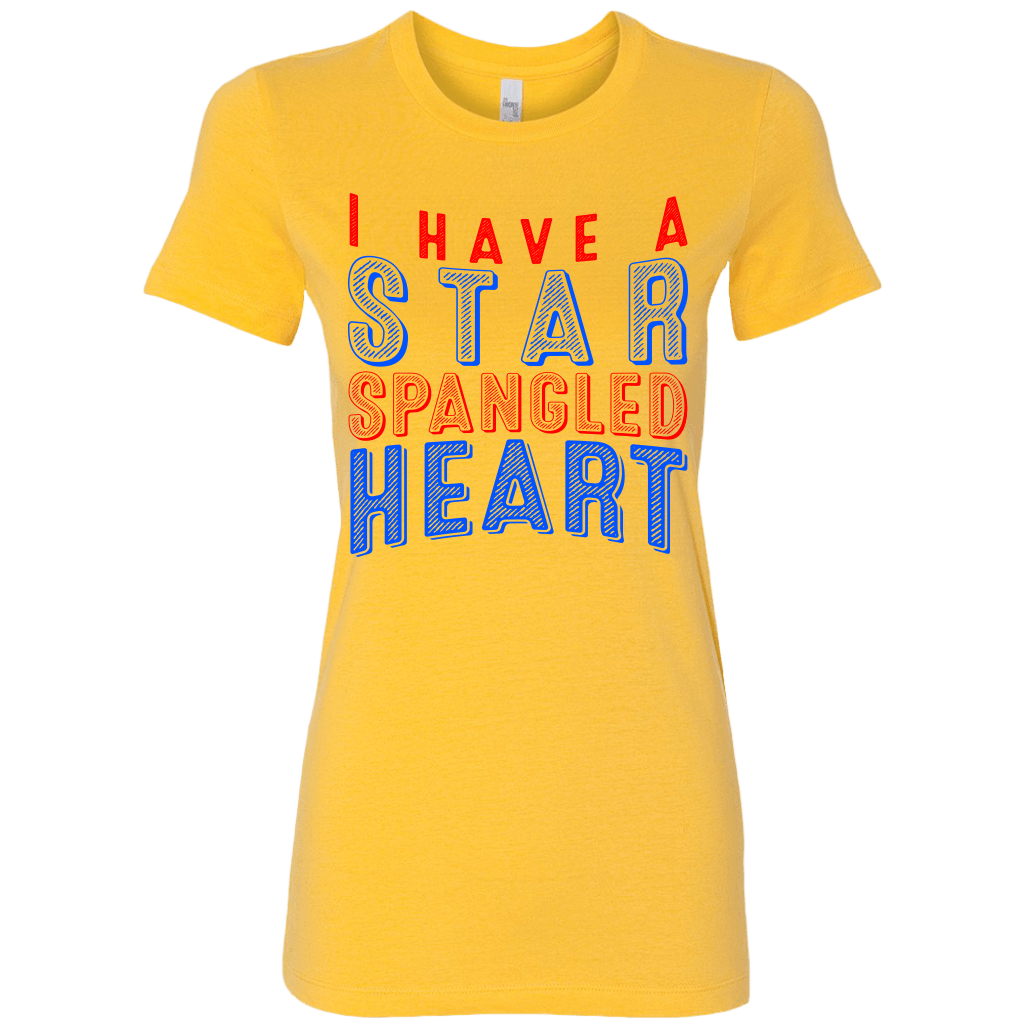 I Have a Star-Spangled Heart Women's T-shirt