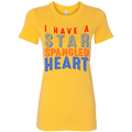 I Have a Star-Spangled Heart Women's T-shirt