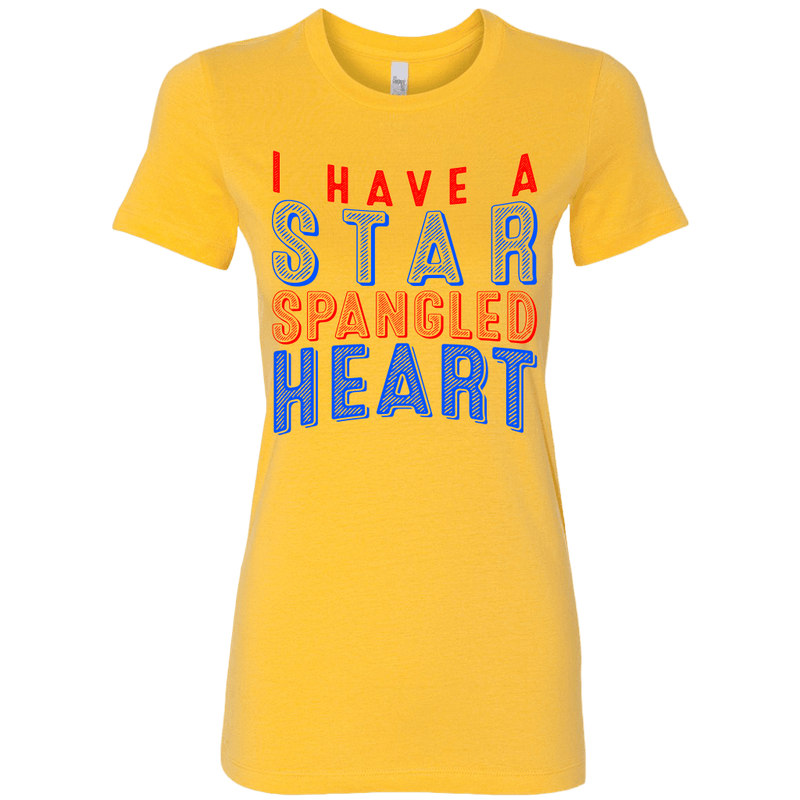 I Have a Star-Spangled Heart Women's T-shirt