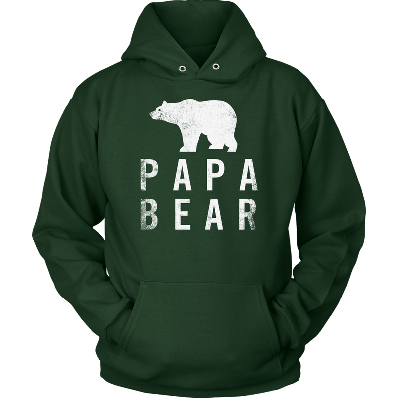 Papa 2025 bear hoodie