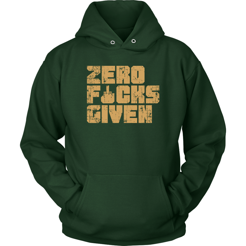 "Zero F&#$ Given" Unisex Hoodie
