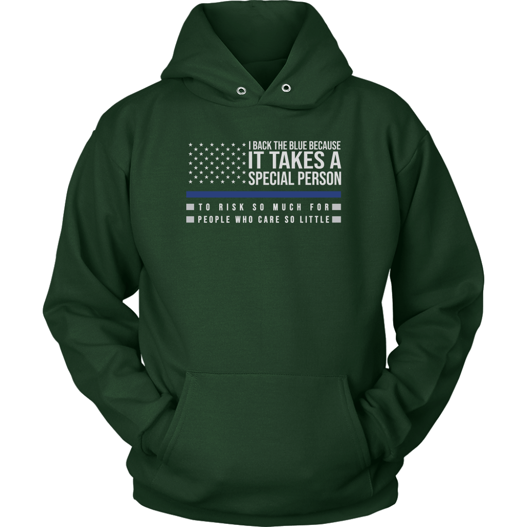 I Back The Blue Unisex Hoodie