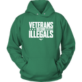 Veterans Before Illegals Unisex Hoodie