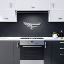 E6G American Eagle Die-cut Metal Sign