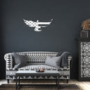 E6G American Eagle Die-cut Metal Sign