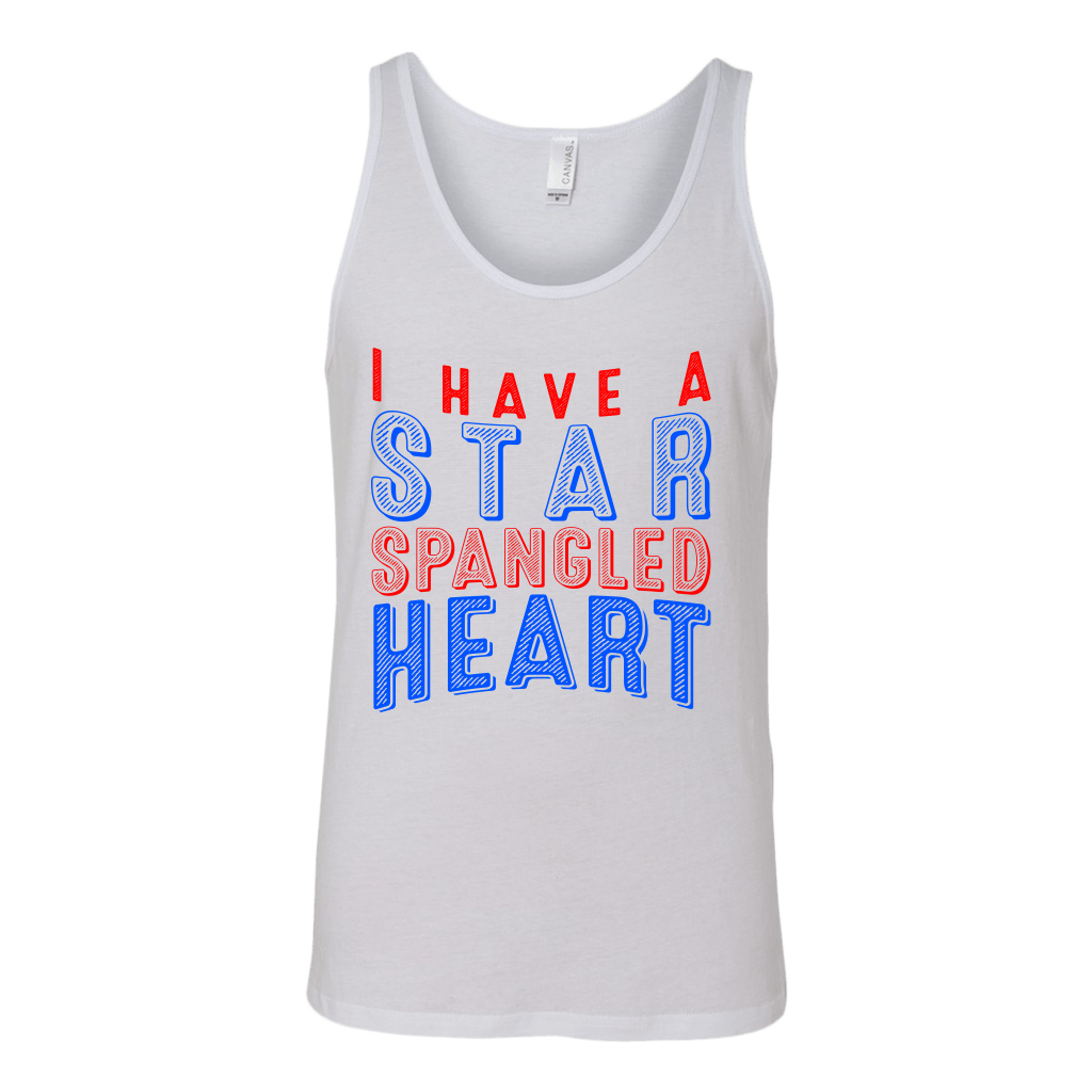 I Have A Star-Spangled Heart Tank Top